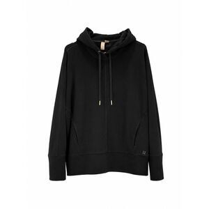 Womens Sweaty Betty Escape Luxe Fleece Hoodie Black Sweatshirt 12 Large Pullover